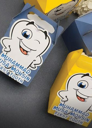 Customized First Tooth Goody Boxes