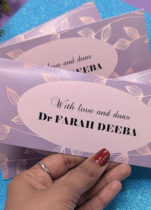 Customized Wedding Money Envelope