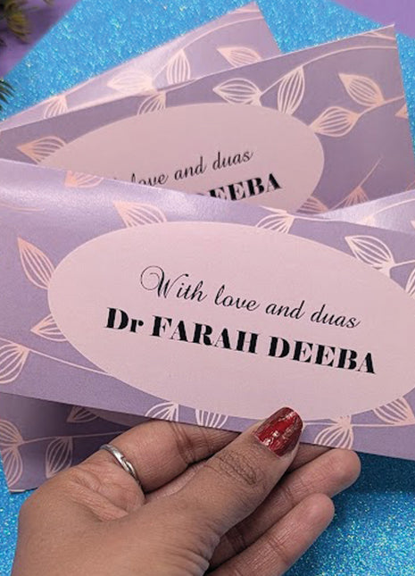 Customized Wedding Money Envelope