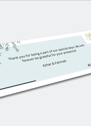 Customized Wedding Money Envelope