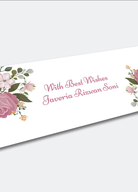 Customized Wedding Money Envelope