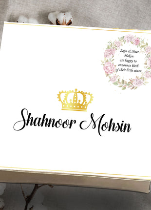 Baby Birth Announcement Boxes in Pakistan | Customized Methai & Sweet Boxes – Lowest Price