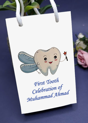 Customized First Tooth Goody Bags – Personalized Tooth Fairy Gift Bags