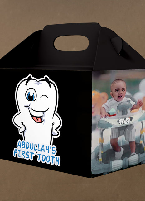 Customized First Tooth Goody Boxes