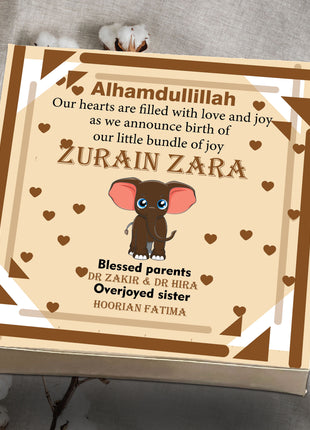 Baby Birth Announcement Boxes in Pakistan | Customized Methai & Sweet Boxes – Lowest Price