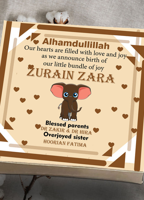 Baby Birth Announcement Boxes in Pakistan | Customized Methai & Sweet Boxes – Lowest Price