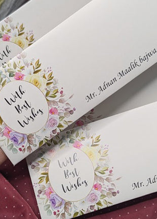 Customized Wedding Money Envelope