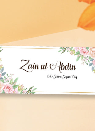 Customized Wedding Money Envelope