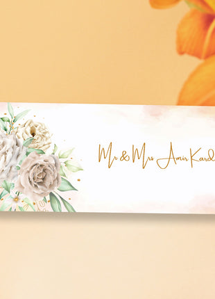 Customized Wedding Money Envelope