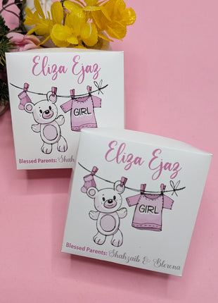 Baby Birth Announcement Boxes in Pakistan | Customized Methai & Sweet Boxes – Lowest Price