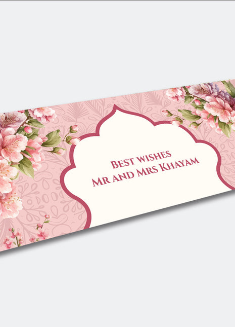 Customized Wedding Money Envelope