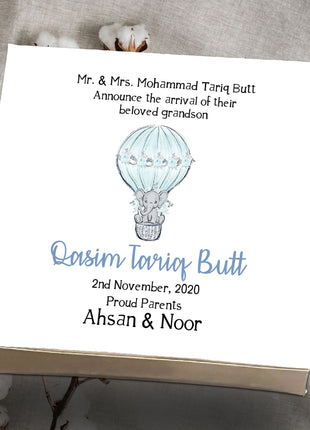 Baby Birth Announcement Boxes in Pakistan | Customized Methai & Sweet Boxes – Lowest Price