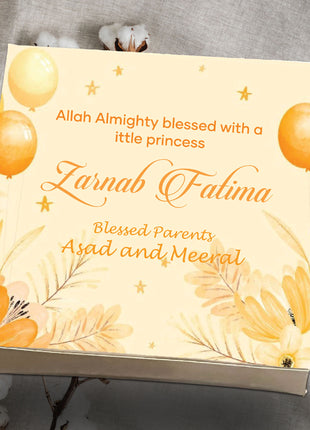 Baby Birth Announcement Boxes in Pakistan | Customized Methai & Sweet Boxes – Lowest Price