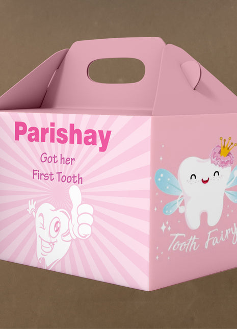 Customized First Tooth Goody Boxes