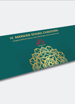 Customized Wedding Money Envelope