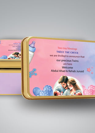 Baby Birth Announcement Boxes in Pakistan | Customized Methai & Sweet Boxes – Lowest Price