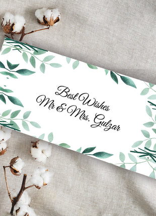 Customized Wedding Money Envelope