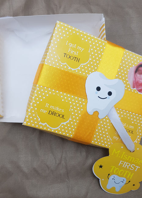 Customized First Tooth Card Boxes - Pao, Half kg & 1 Kg