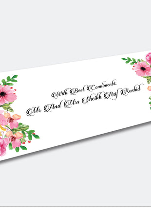 Customized Wedding Money Envelope