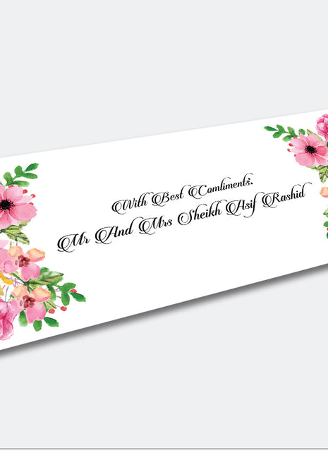 Customized Wedding Money Envelope