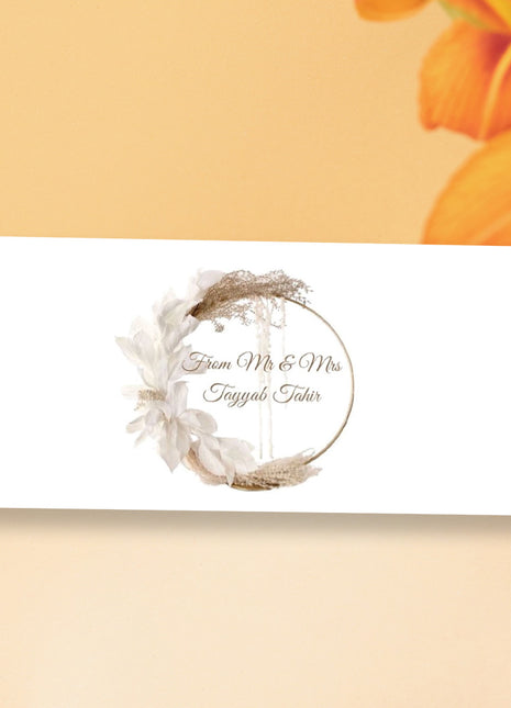Customized Wedding Money Envelope