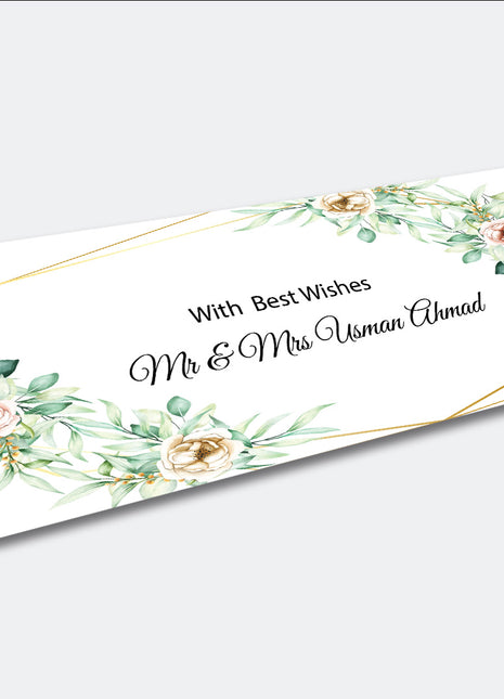 Customized Wedding Money Envelope