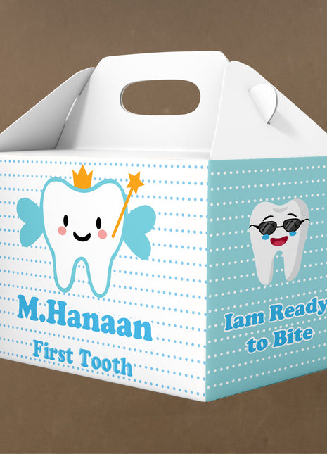Customized First Tooth Goody Boxes