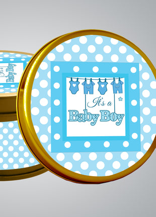 Premium Birth Announcement Tin Boxes – Custom Printed Baby Arrival Gifts & Methie Boxes in Pakistan