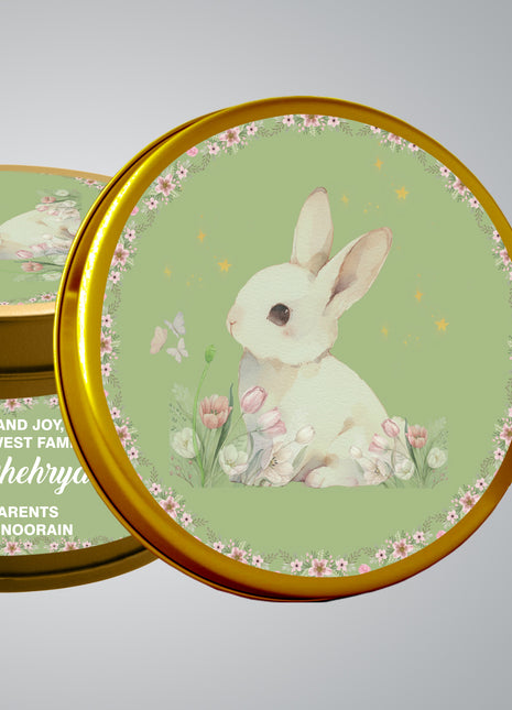 Premium Birth Announcement Tin Boxes – Custom Printed Baby Arrival Gifts & Methie Boxes in Pakistan