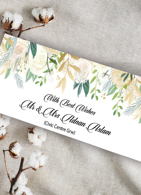 Customized Wedding Money Envelope