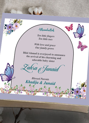 Baby Birth Announcement Boxes in Pakistan | Customized Methai & Sweet Boxes – Lowest Price