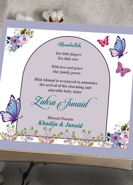 Baby Birth Announcement Boxes in Pakistan | Customized Methai & Sweet Boxes – Lowest Price