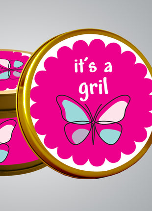 Premium Birth Announcement Tin Boxes – Custom Printed Baby Arrival Gifts & Methie Boxes in Pakistan