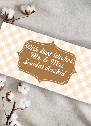 Customized Wedding Money Envelope