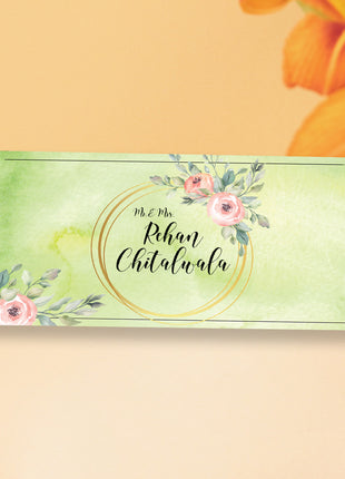 Customized Wedding Money Envelope