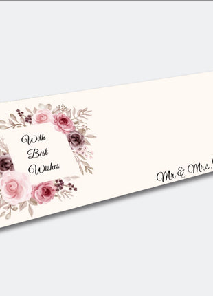 Customized Wedding Money Envelope