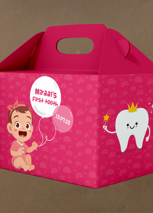 Customized First Tooth Goody Boxes