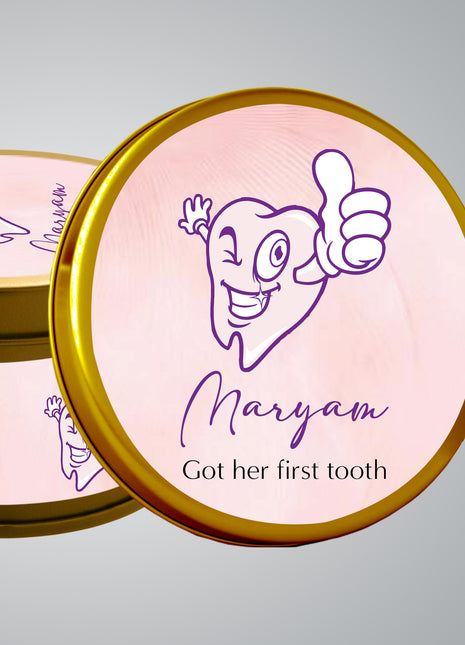 Premium Birth Announcement Tin Boxes – Custom Printed Baby Arrival Gifts & Methie Boxes in Pakistan