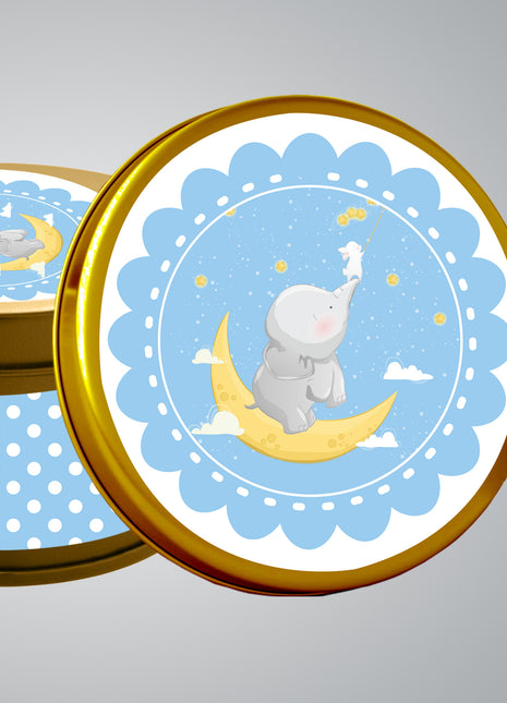 Premium Birth Announcement Tin Boxes – Custom Printed Baby Arrival Gifts & Methie Boxes in Pakistan