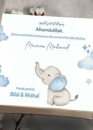 Baby Birth Announcement Boxes in Pakistan | Customized Methai & Sweet Boxes – Lowest Price