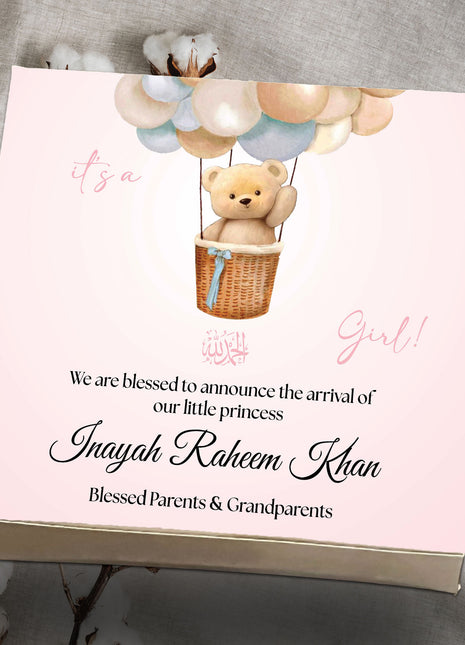 Baby Birth Announcement Boxes in Pakistan | Customized Methai & Sweet Boxes – Lowest Price