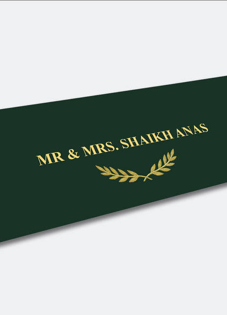 Customized Wedding Money Envelope