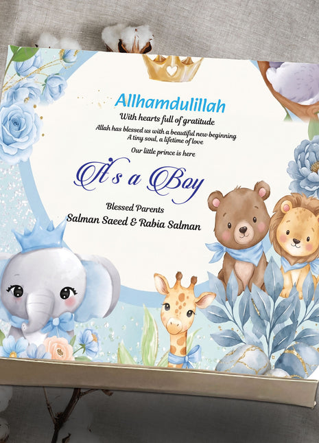 Baby Birth Announcement Boxes in Pakistan | Customized Methai & Sweet Boxes – Lowest Price