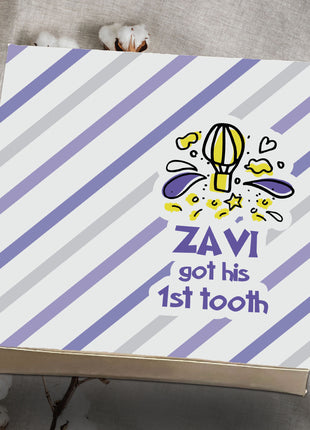 Customized First Tooth Card Boxes - Pao, Half kg & 1 Kg