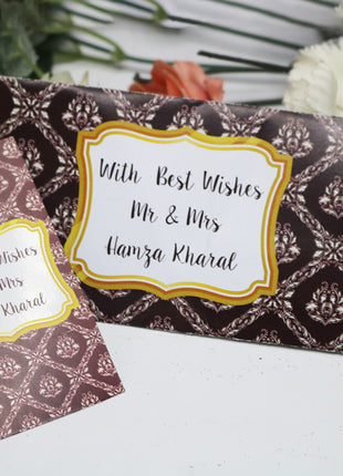 Customized Wedding Money Envelope