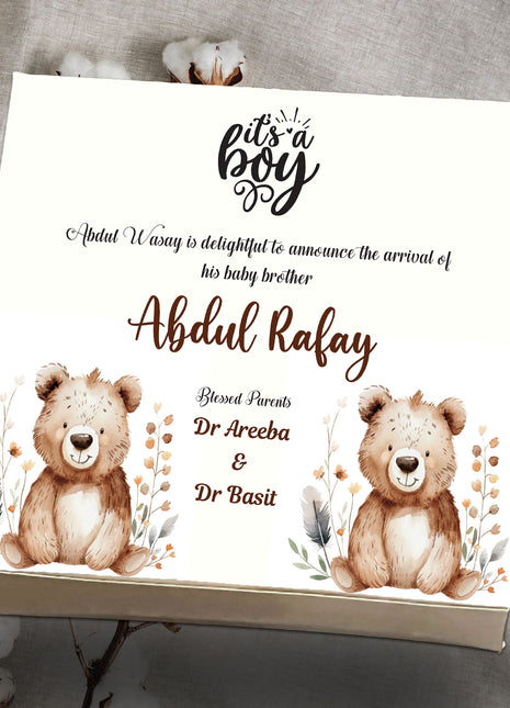 Baby Birth Announcement Boxes in Pakistan | Customized Methai & Sweet Boxes – Lowest Price