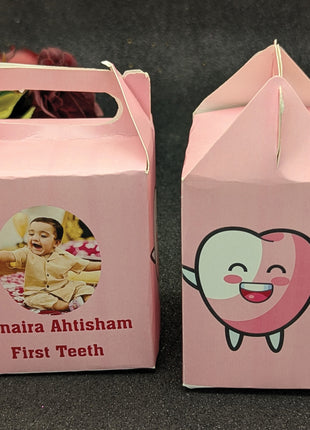 Customized First Tooth Goody Boxes