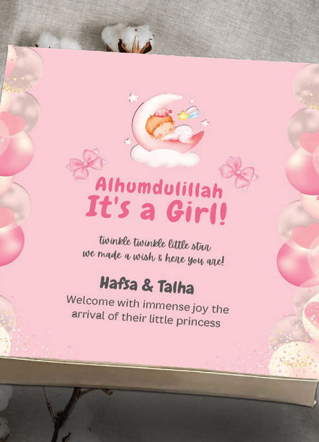Baby Birth Announcement Boxes in Pakistan | Customized Methai & Sweet Boxes – Lowest Price