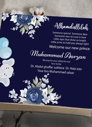 Baby Birth Announcement Boxes in Pakistan | Customized Methai & Sweet Boxes – Lowest Price