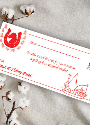 Customized Wedding Money Envelope